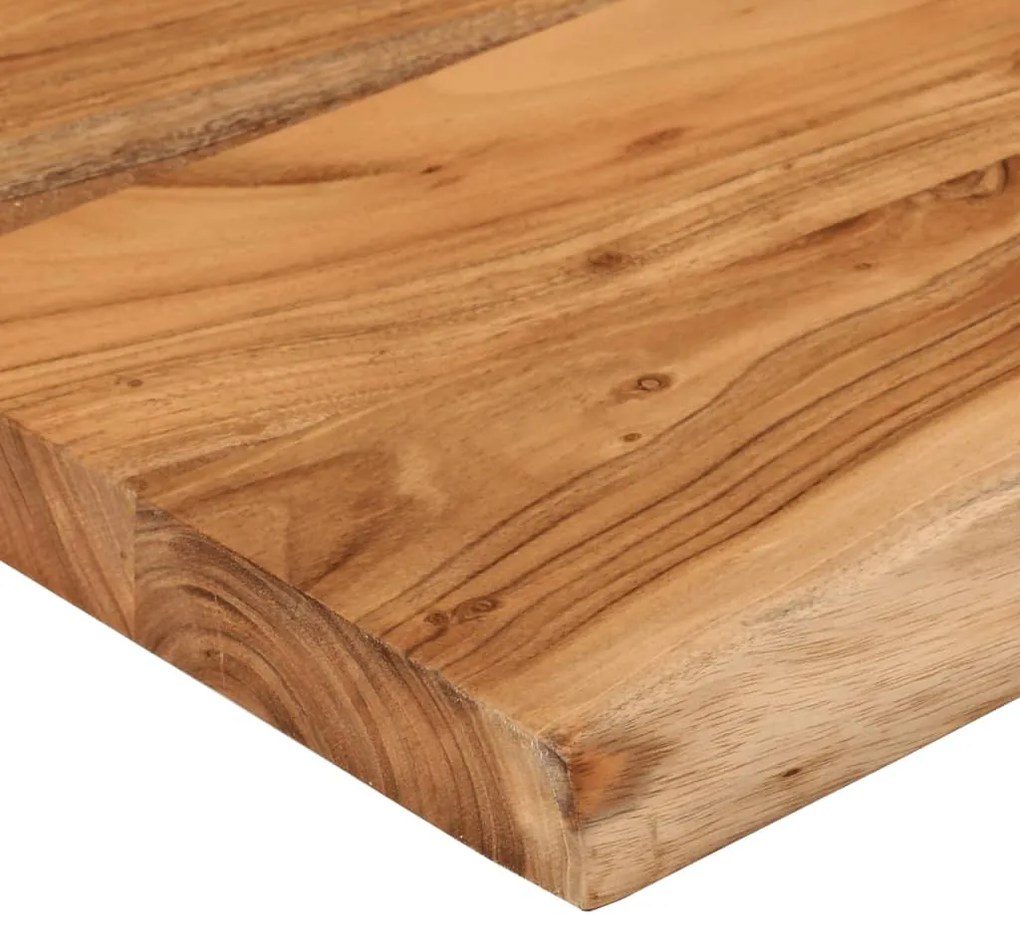 tömör akácfa téglalap alakú fali polc 40 x 30 x 3,8 cm