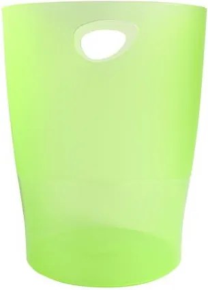 Papírkosár, 15 liter, PP, EXACOMPTA Linicolor, almazöld (EX45397D)