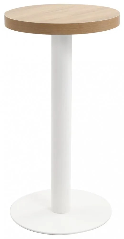 világosbarna MDF bisztróasztal 40 cm