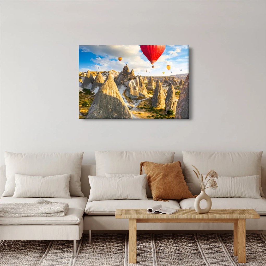 Kép - Hőlégballonok (90x60 cm)