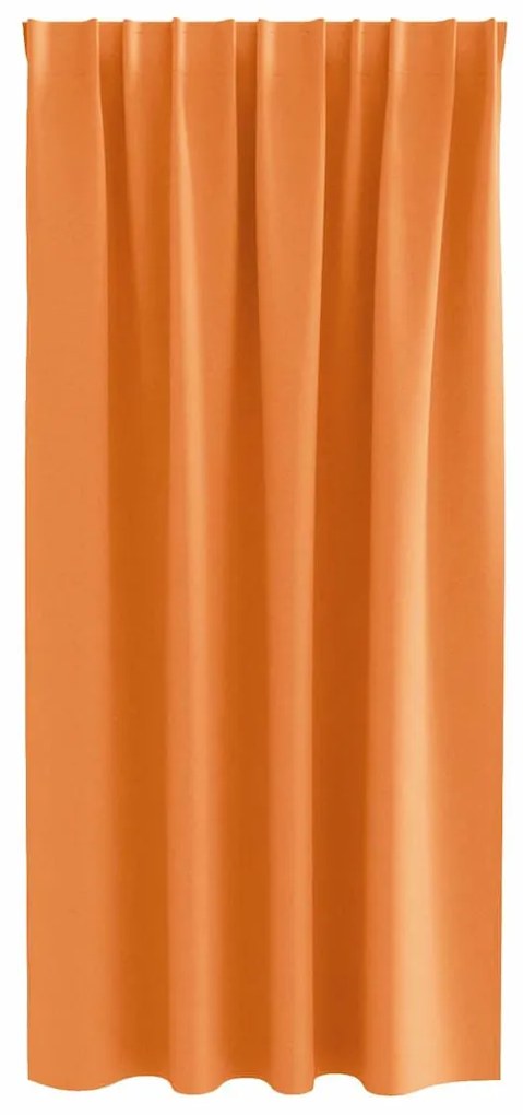 Függönyök függönyökkel 2 pcs Narancssárga 175x140cm Poliészter