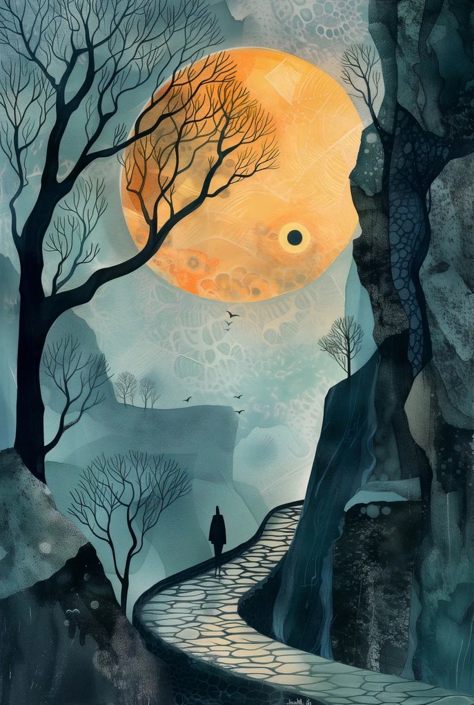 Poszter 68x101cm Az út rejtélye cél nélkül