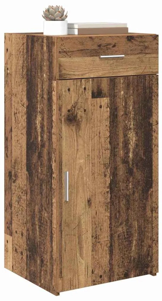 Széf fiókkal Régi fa 42.5 x 40 x 93 cm Faanyag