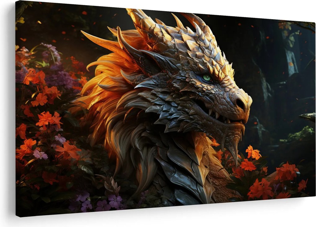 Kép - Sárkány (90x60 cm)