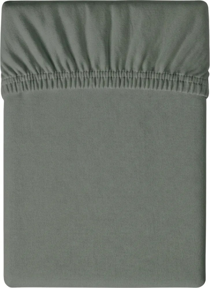 Jersey lepedő sötétzöld 180 x 200 cm