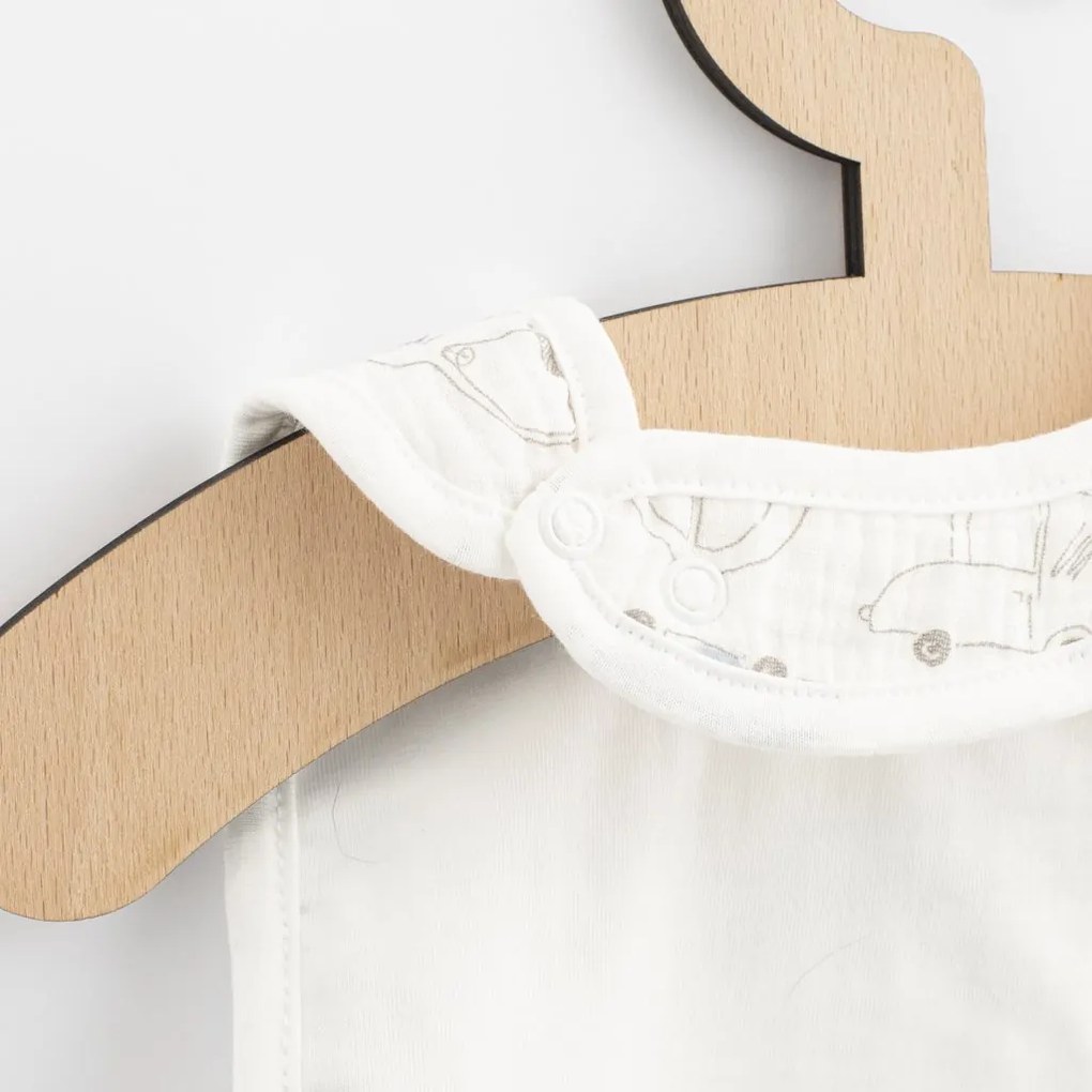 Baba muszlin előke New Baby My Cars