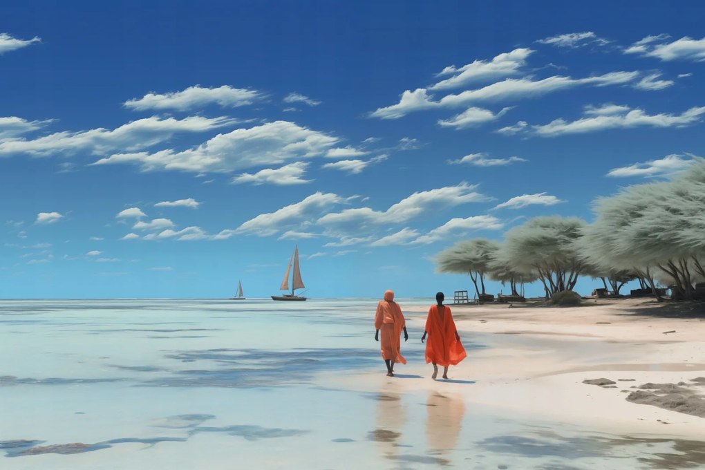 Poszter 30x20cm Nyugalom a homokban