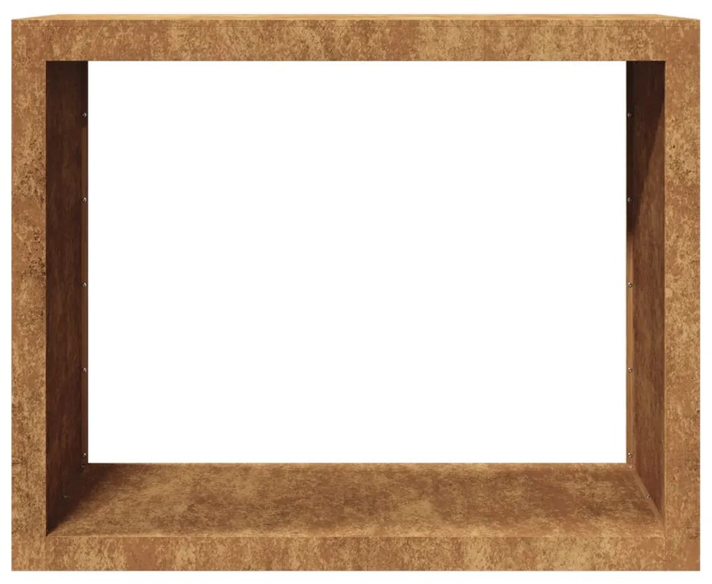 tűzifa állvány 100x40x80 cm időjárásálló acélból