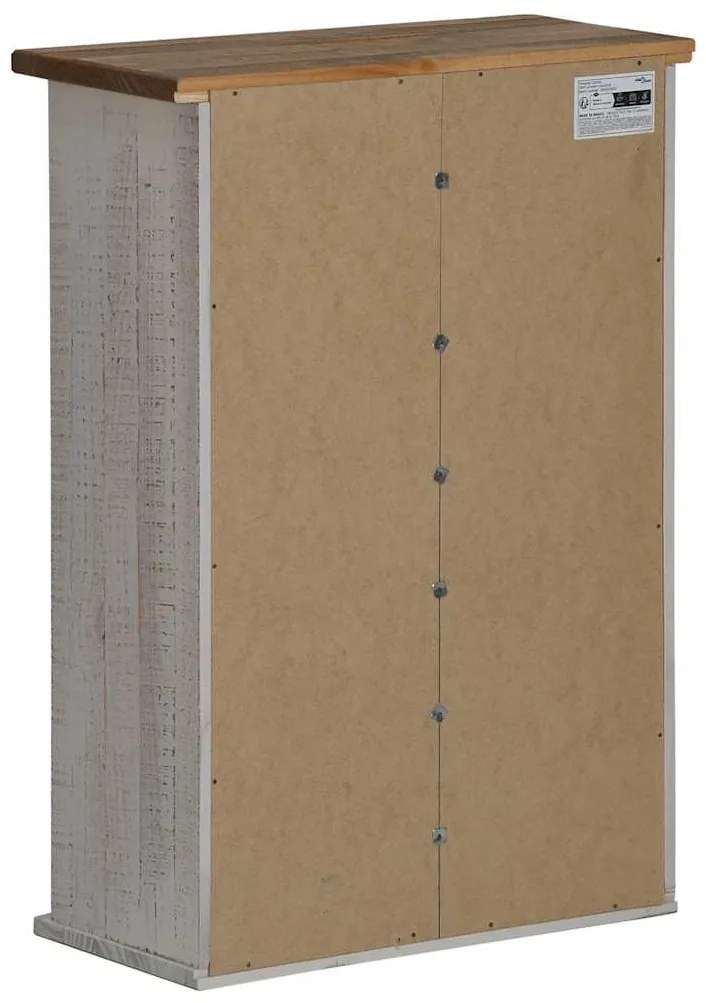 HALDEN szürke fenyőfa akasztószekrény tolóajtóval 49x22,5x70 cm