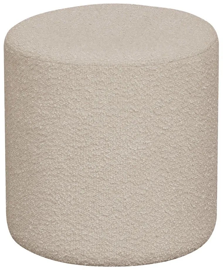 Bézs buklé puff Ejby – House Nordic