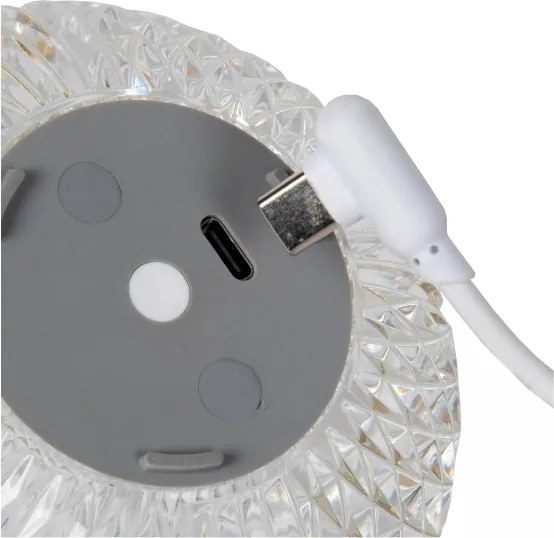 Lucide 13599/01/60 - LED dimmelhető újratölthető asztali lámpa CINTRA LED/1,5W/3,7V 1400 mAh