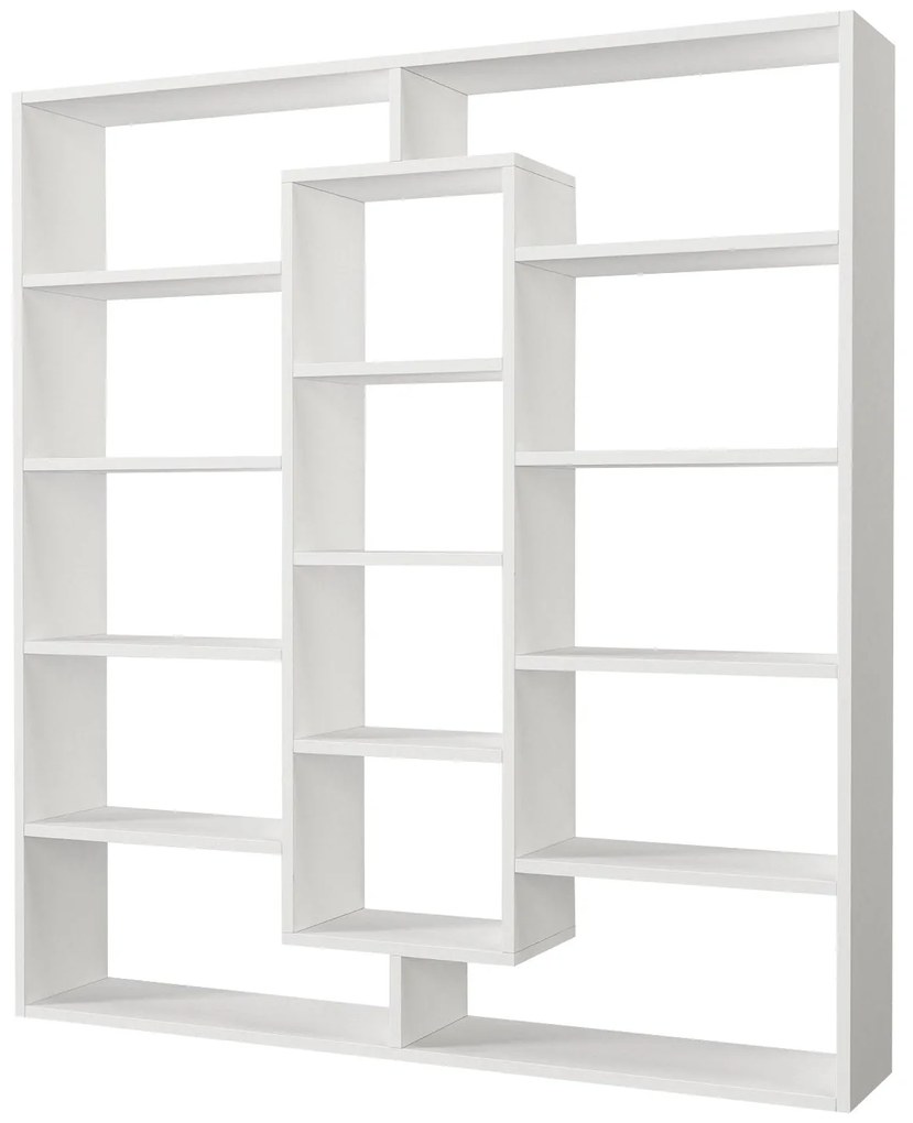 könyvespolc Ample - White