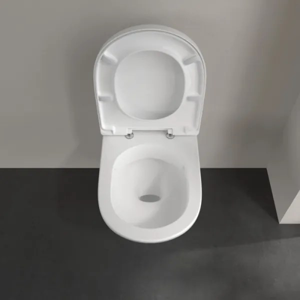 Villeroy & Boch 5660HR01 - O.NOVO függesztett WC SoftClose ülőkével, kerámia/fehér