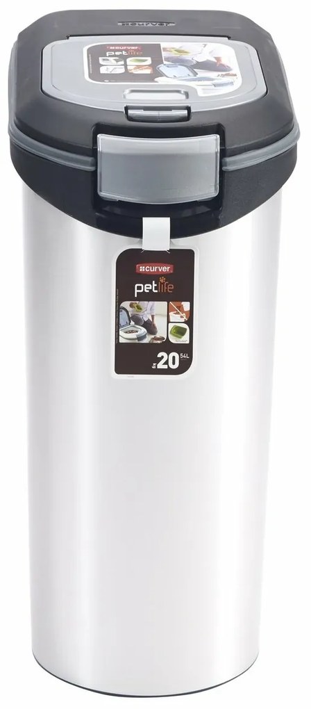 Curver takarmánytartály, ezüst, 54 l, 54 l