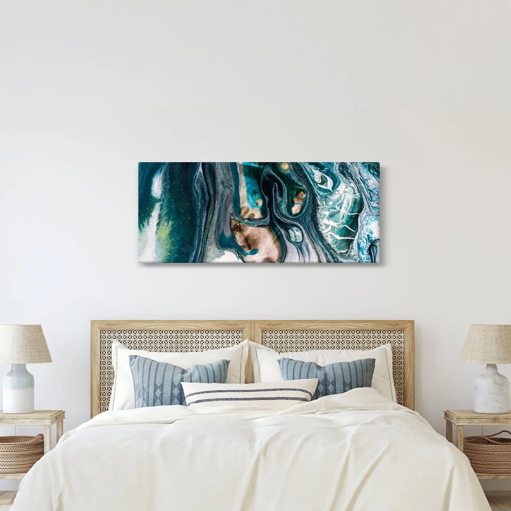 Absztrakciós kép (120x50 cm)