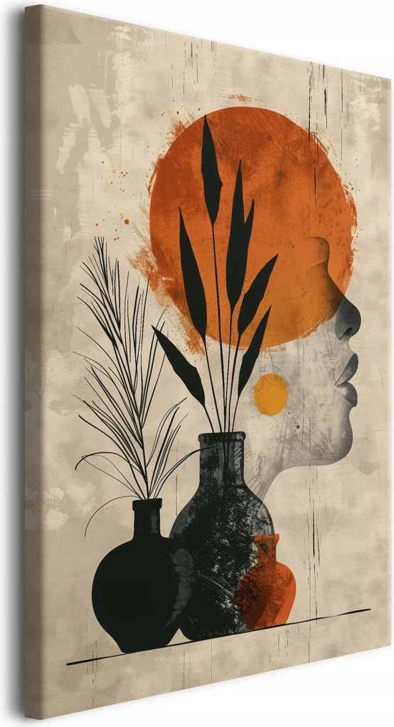 Nagyméretű falikép Minimalista vászonkép Boho Csendélet 80x120