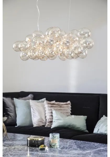 ByRydens 4200880-5503 - Csillár zsinóron GROSS BAR 8xG9/4W/230V füstös/barna