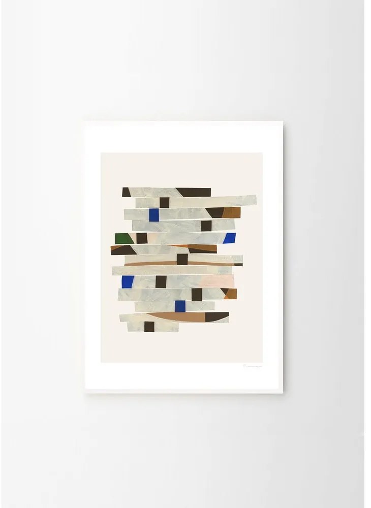 Poszter 50x70 cm Cut up Stripes – Berit Mogensen Lopez – The Poster Club