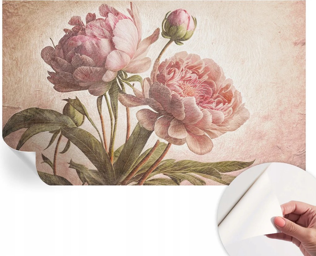 Dekoratív öntapadós fotótapéta irodába Finom bazsarózsa 416x254 cm