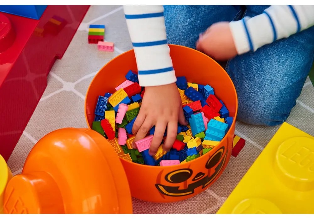 Fejformájú tárolódoboz, ⌀ 16,3 cm - LEGO®