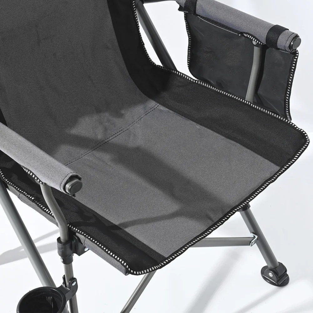 Leziter Comfort karfás horgász szék pohártartóval szürke