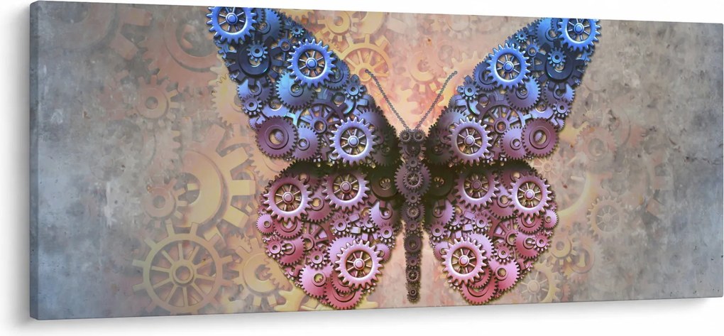 Kép - Steampunk pillangó (120x50 cm)