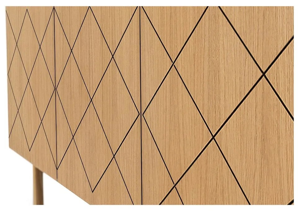 Porto Ramalade komód tölgyfa dekorral - Woodman