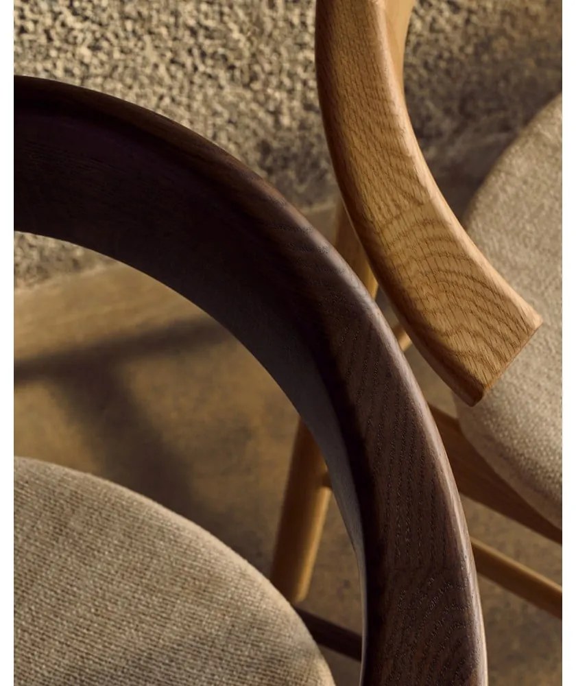 Barna-bézs étkezőszék Timons – Kave Home