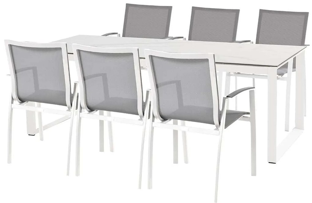 Heritage Torino étkezőgarnitúra fehér 1+6