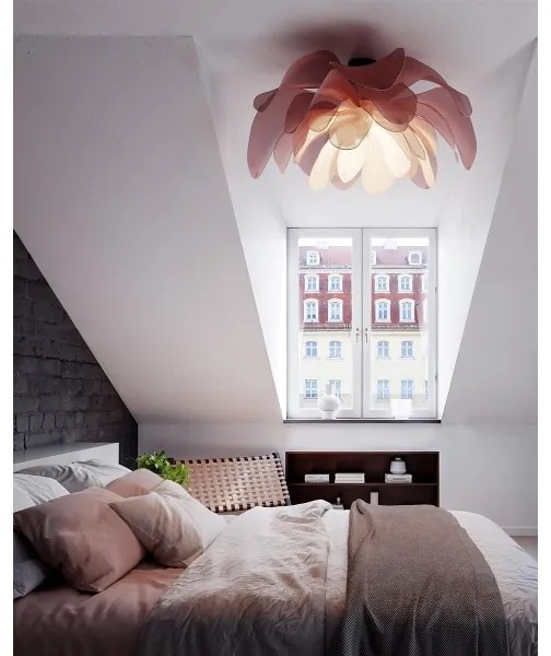 ByRydens 4202430-0500 - LOU LOU felületre szerelhető csillár 1xE27/8W/230V rózsaszín