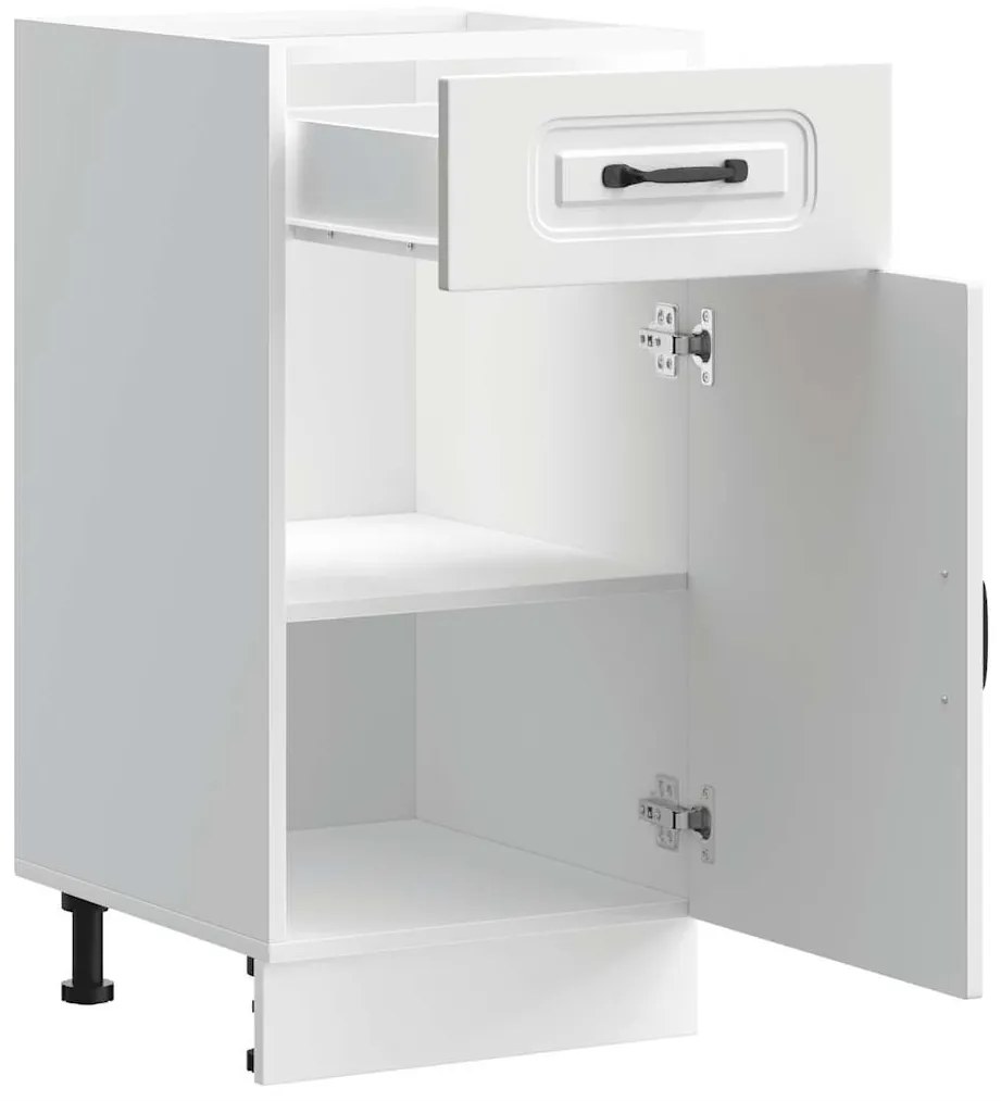 vidaXL Konyhai alsó szekrény Kalmar fehér műfa