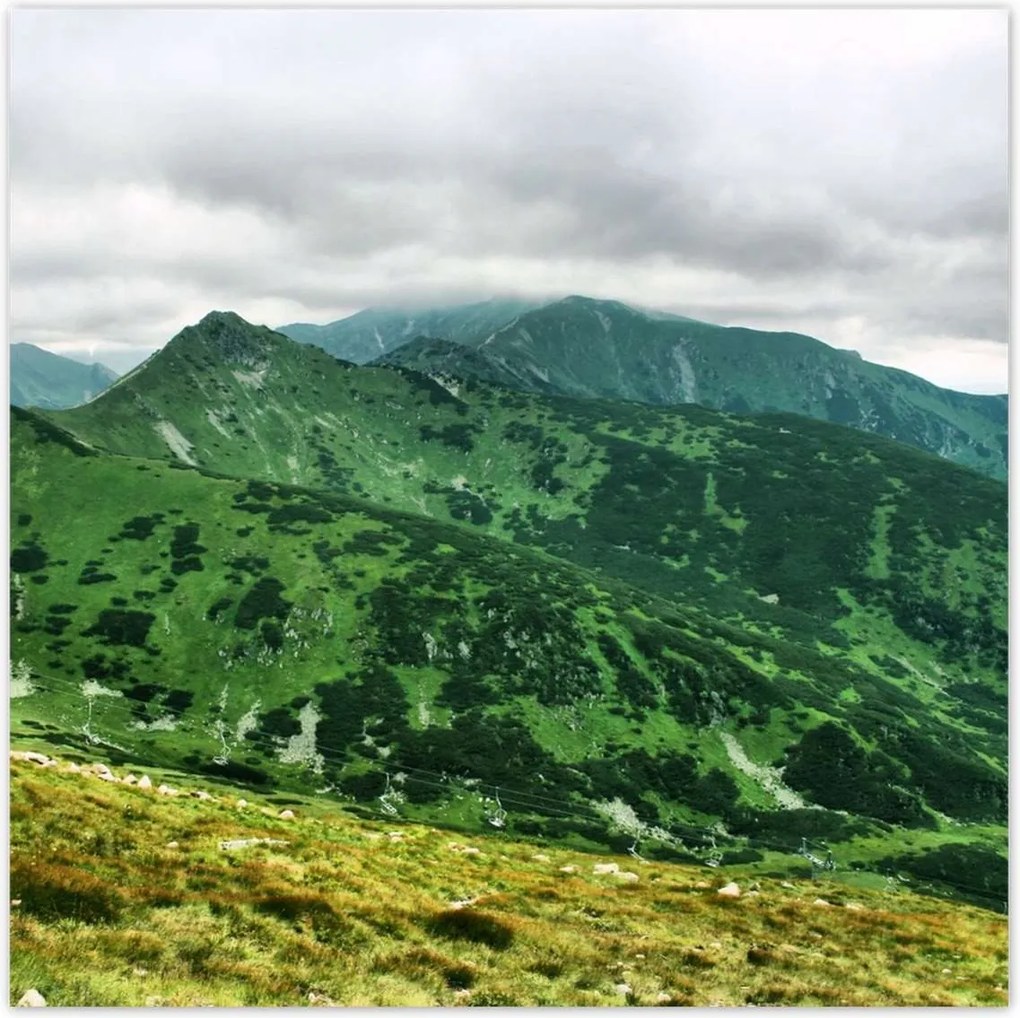 Poszterek 70x70 Tátra Lengyel hegyek Kilátás