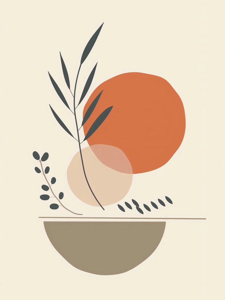 Poszter 60x80cm Föld és növények