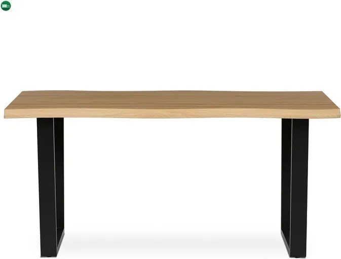 Étkezőasztal 160×90 cm, MDF, Vad Tölgy. HT-F4216 OAK