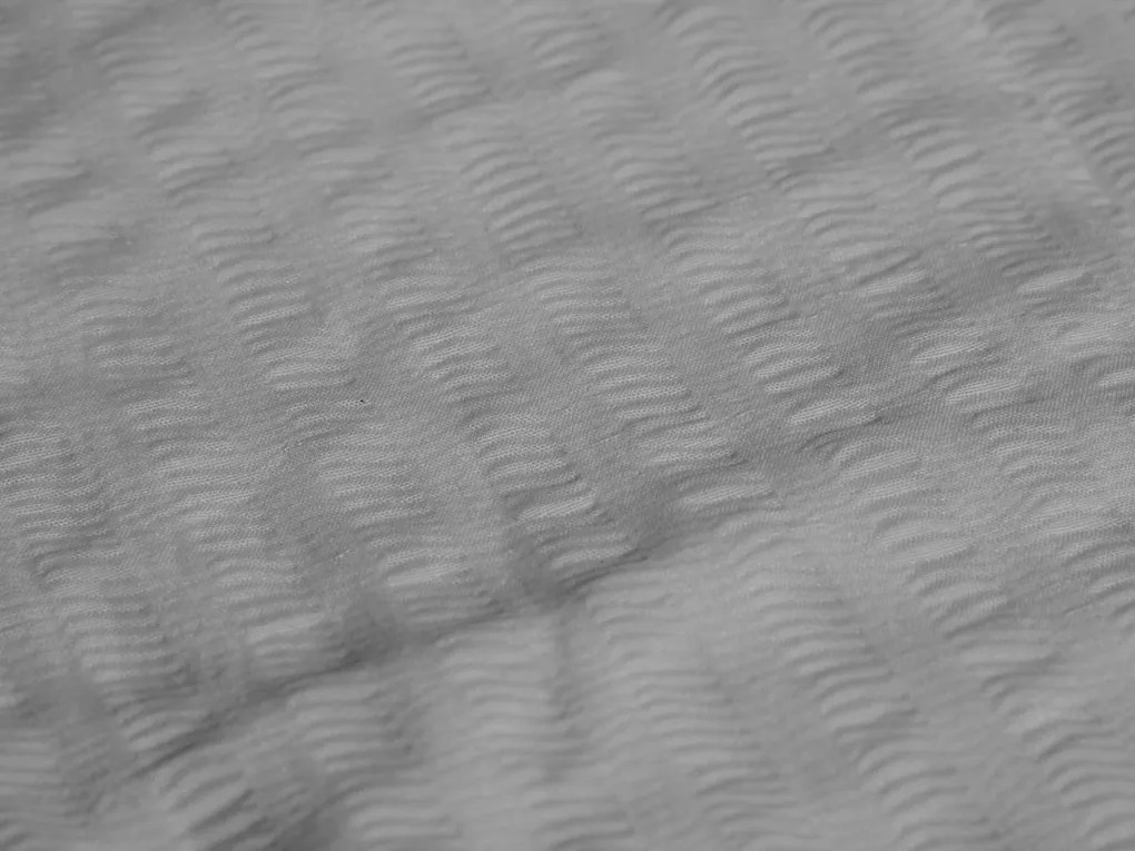 Pamut ágynemű krepp hatással LUXERA világosszürke hotel zseb II. osztály Ágyneműhuzat mérete: 70 x 90 cm | 140 x 200 cm