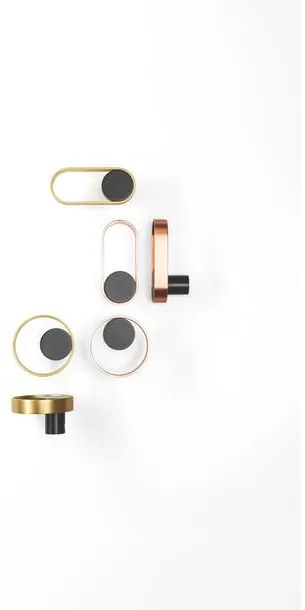 Fogas Viefe ORBIT 45mm, fém, fekete + csiszolt arany EI