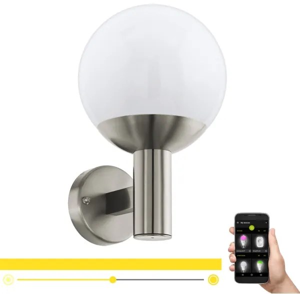 Eglo 97247 - LED kültéri fali lámpatest NISIA-C 1xE27/9W/230V IP44