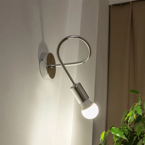 Fali lámpa OXFORD 1xE27/15W/230V fényes króm