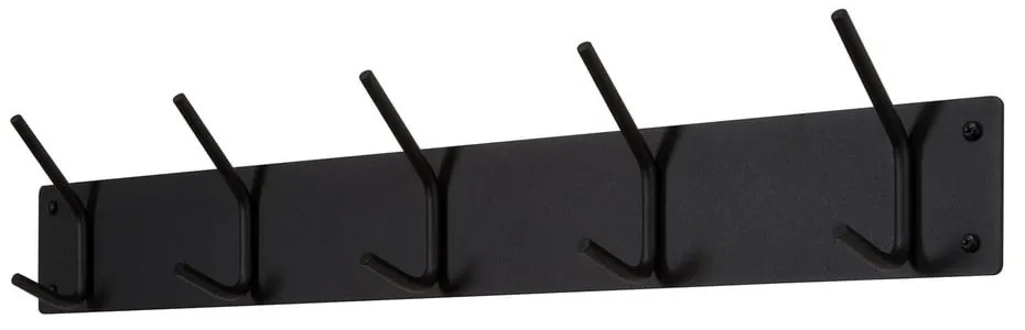 Fekete fém fali fogas 70 cm Fusion – Spinder Design