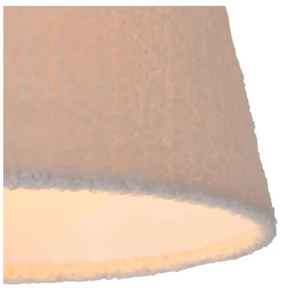 Lucide 10416/01/38 - Csillár zsinóron WOOLLY 1xE27/60W/230V krémes