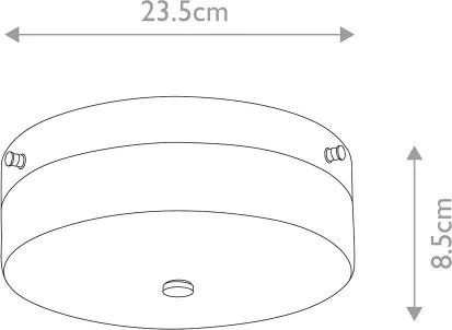 Elstead TAMAR-F-M-PC-LED Fürdőszobai mennyezeti lámpatest TAMAR 1xGX53/5,7W/230V IP44 króm