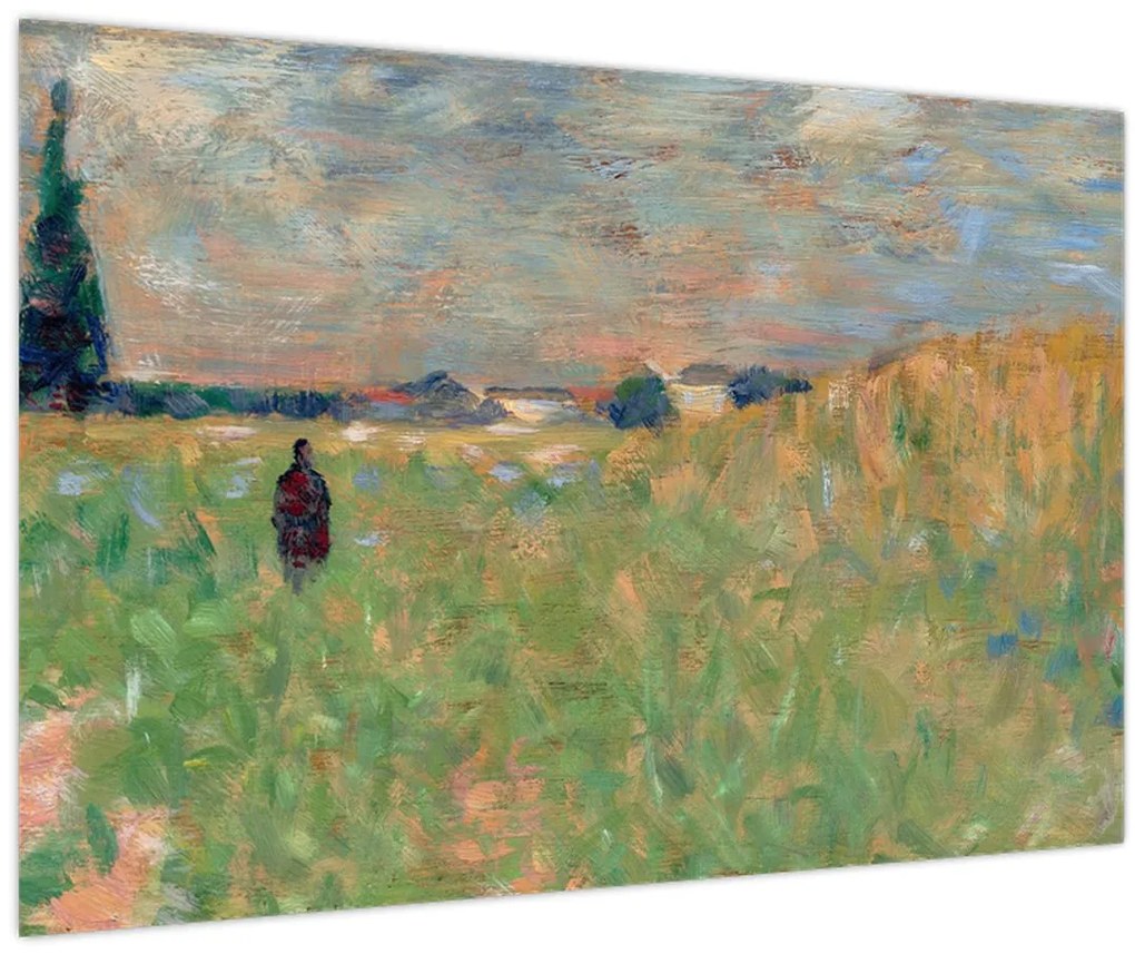 Kép - Georges Seurat, A Summer Landscape, reprodukciók (90x60 cm)