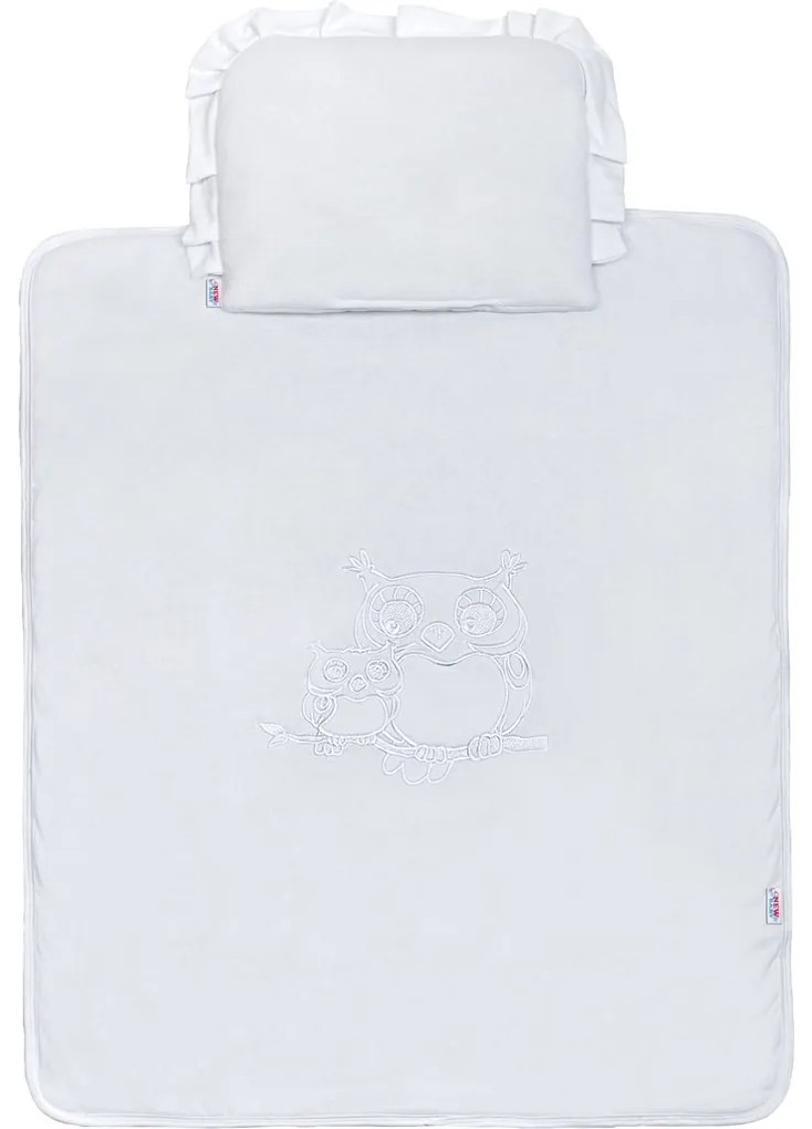 Szett babakocsiba New Baby Baglyócska fehér