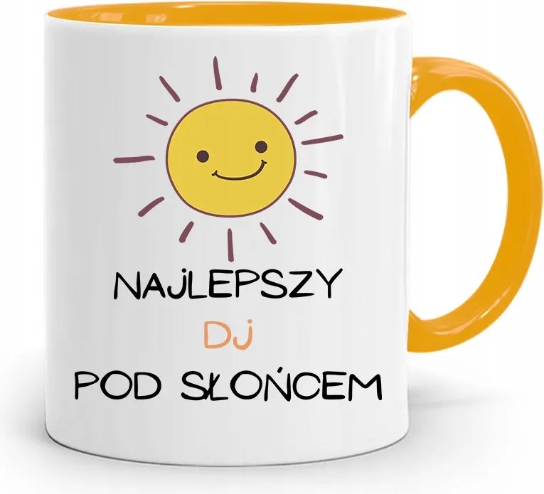 Dja Zene Bögre Sárga Legjobb A Nap Alatt fényképes nyomtatással