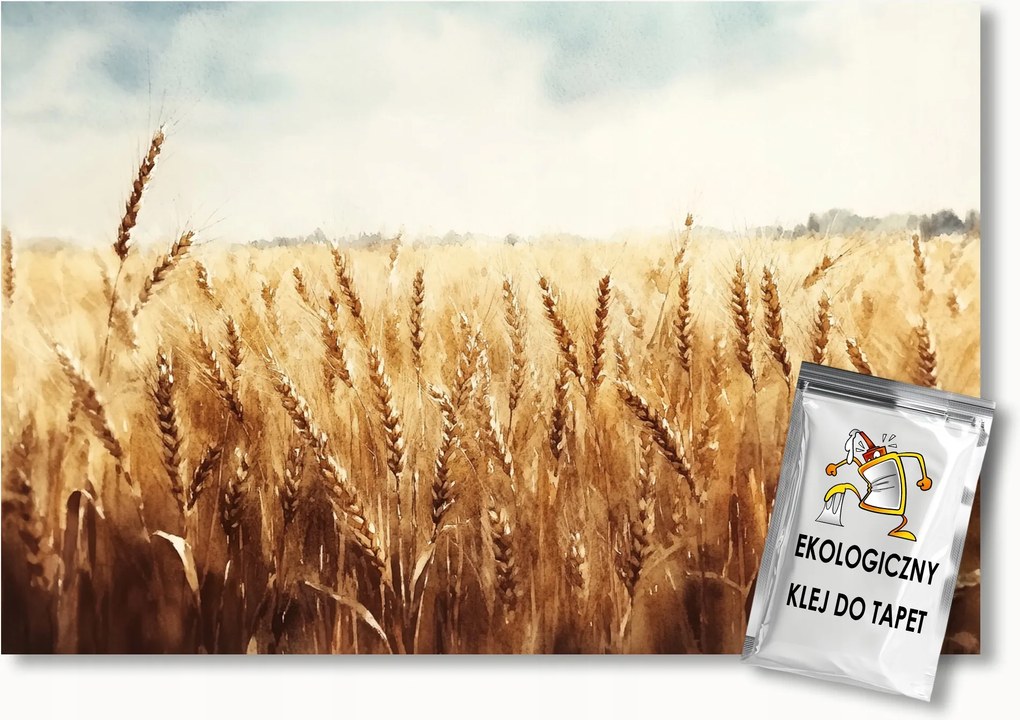 Fotótapéta Flizelina Természet Vidék Gabonamező Kalászok 350x250 ragasztó