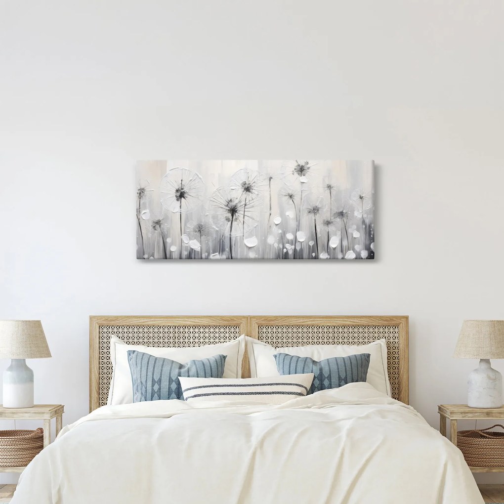 Kép - Pitypang, festés (120x50 cm)
