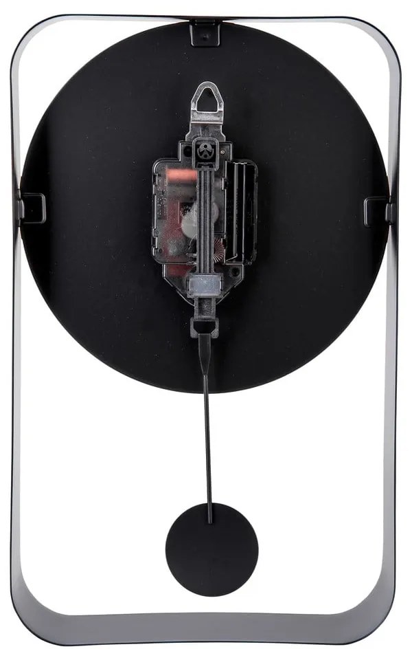 Charm fekete ingás falióra, magasság 32,5 cm - Karlsson