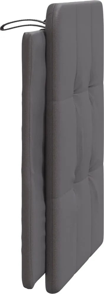 szürke műbőr fejtámla párna Zadar 90 cm