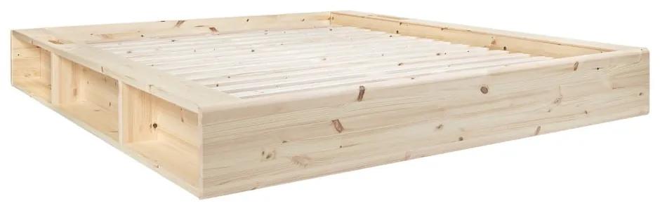 Ziggy kétszemélyes tömörfa ágy tárolóhellyel, 160 x 200 cm - Karup Design