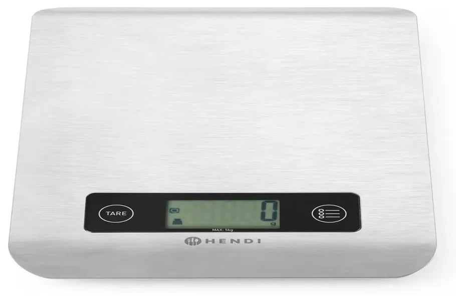 Rozsdamentes acél digitális konyhai mérleg - Hendi